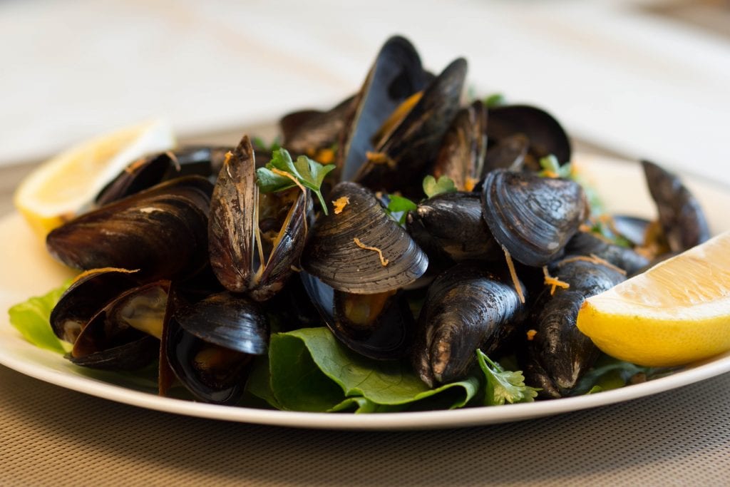 Cooked Mussels