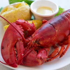 Maine Lobster Plated with Potato, Butter and Corn