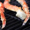 Alaskan King Crab Legs on Grill