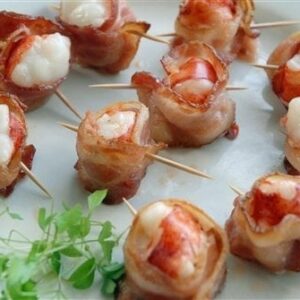 Bacon Wrapped Lobster